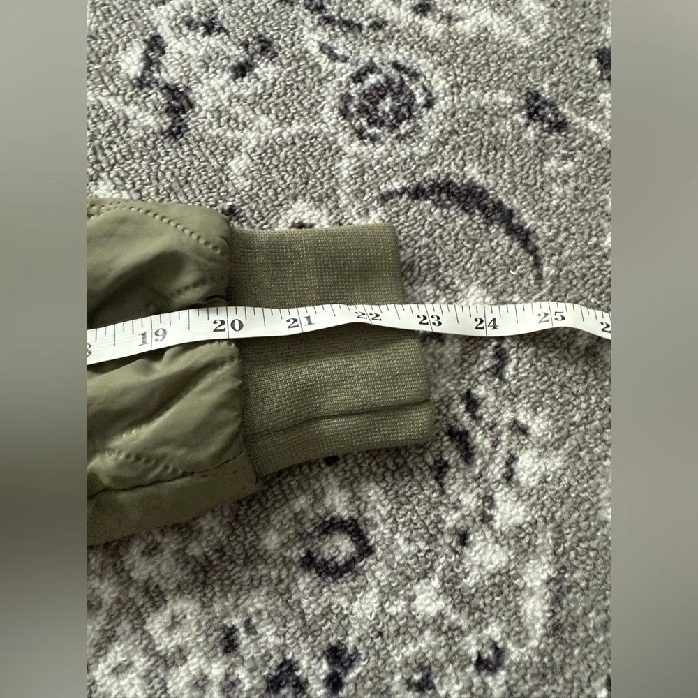 Women’s Vintage Nike Quilted Coat Jacket Size M 8-10 Green and Blue - Picture 11 of 11